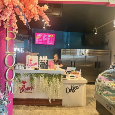 entrance to Bloom Coffee Shop